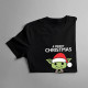 A merry christmas I wish you - pánske tričko s potlačou