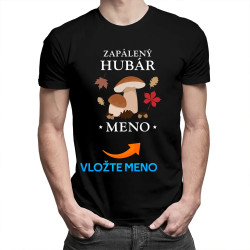 Zapálený hubár + meno - personalizovaný produkt