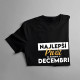 Najlepší pivár sa narodil v decembri - pánske tričko s potlačou