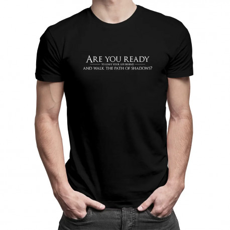 Are you ready - pánske tričko pre fanúšikov hier Assassin's Creed Mirage