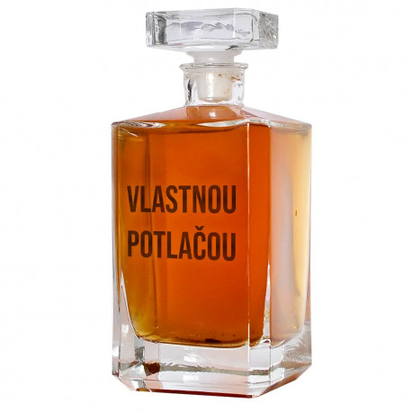 Karafa s vlastnou potlačou