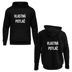 Pánska mikina s vlastnou potlačou obojstrannou