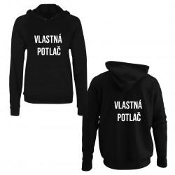 Dámska mikina s vlastnou potlačou obojstrannou