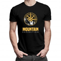 Mountain expedition - pánske tričko s potlačou