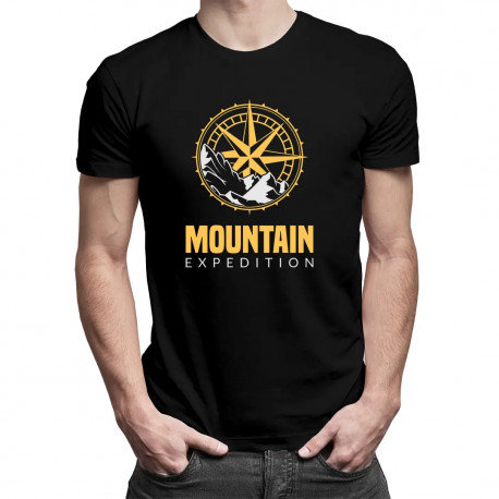 Mountain expedition - pánske tričko s potlačou