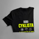Dedo cyklista je ako normálny dedo, len je lepší - pánske tričko s potlačou