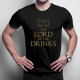 The lord of the drinks - pánske tričko s potlačou