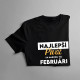 Najlepší pivár sa narodil vo februári - pánske tričko s potlačou