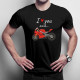 I love you and... - Motorka - pánske tričko s potlačou