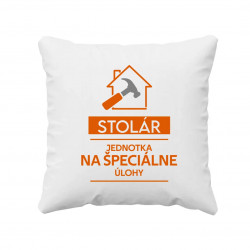 Stolár - jednotka na špeciálne úlohy - vankúš s potlačou
