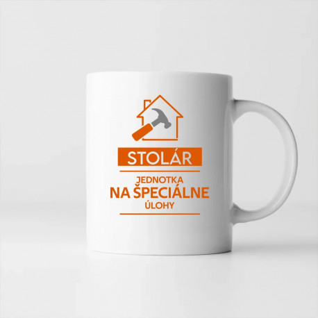 Stolár - jednotka na špeciálne úlohy - keramický hrnček s potlačou