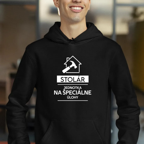 Stolár - jednotka na špeciálne úlohy - pánska mikina s potlačou
