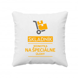 Skladník - jednotka na špeciálne úlohy - vankúš s potlačou