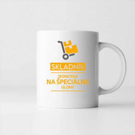 Skladník - jednotka na špeciálne úlohy - keramický hrnček s potlačou