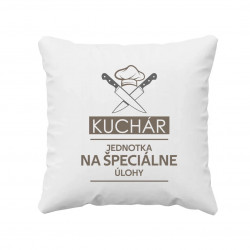 Kuchár - jednotka na špeciálne úlohy - vankúš s potlačou