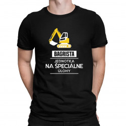 Bagrista - jednotka na špeciálne úlohy - pánske tričko s potlačou