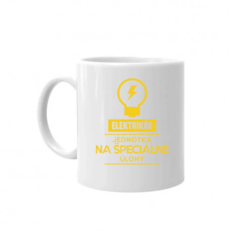 Elektrikár - jednotka pre špeciálne úlohy - keramický hrnček s potlačou