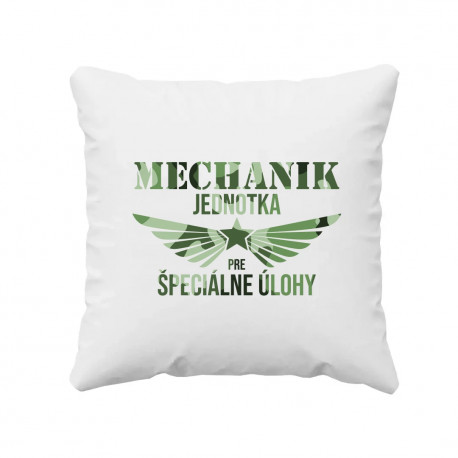 Mechanik - jednotka pre špeciálne úlohy - vankúš s potlačou