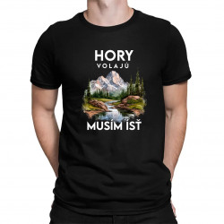 Hory volajú, musím ísť - verzia 3 - pánske tričko s potlačou