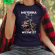 Motorka volá, musím ísť - verzia 2 - dámske tričko s potlačou