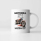 Motorka volá, musím ísť - verzia 2 - keramický hrnček s potlačou