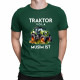 Traktor volá, musím ísť - verzia 2 - pánske tričko s potlačou