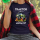 Traktor volá, musím ísť - verzia 2 - dámske tričko s potlačou