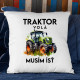 Traktor volá, musím ísť - verzia 2 - vankúš s potlačou