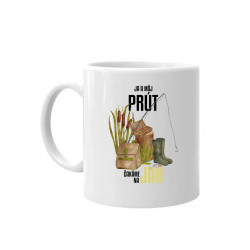 Ja a môj prút čakáme na jar - keramický hrnček s potlačou