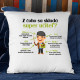 Z čoho sa skladá super učiteľ? - vankúš s potlačou