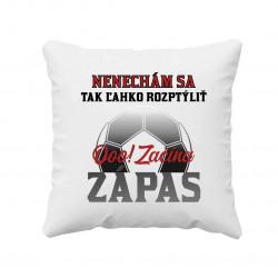 Nenechám sa tak ľahko rozptýliť. Ooo! Začína zápas - vankúš s potlačou