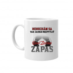 Nenechám sa tak ľahko rozptýliť. Ooo! Začína zápas - keramický hrnček s potlačou