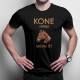 Kone volajú - musím ísť - pánske tričko s potlačou