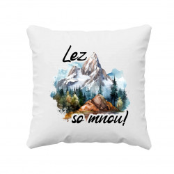 Lez so mnou! - vankúš s potlačou