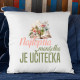 Najlepšia manželka - je učiteľka - vankúš s potlačou