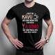 Dajte mi kávu a víno - pánske tričko s potlačou