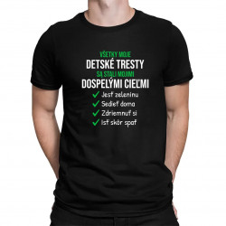 Všetky moje detské tresty - pánske tričko s potlačou