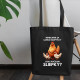 Nenechám sa ľahko rozptýliť Ooo! Počujem sliepky? - taška s potlačou