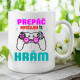 Prepáč, nepočujem ťa - hrám - keramický hrnček s potlačou