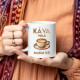 Káva volá, musím ísť - keramický hrnček s potlačou
