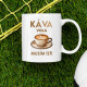 Káva volá, musím ísť - keramický hrnček s potlačou