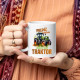 Prepáč že meškám, uvidel som traktor - keramický hrnček s potlačou