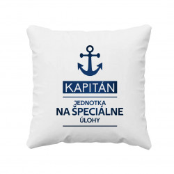 Kapitán - jednotka na špeciálne úlohy - vankúš s potlačou