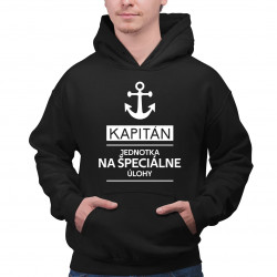 Kapitán - jednotka na špeciálne úlohy - pánska mikina s potlačou