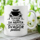 Švagor sa nepýta, švagor podáva - keramický hrnček s potlačou