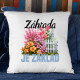 Záhrada je základ - vankúš s potlačou
