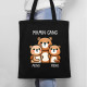 Mamin Gang - dve deti - taška s potlačou - personalizovaný produkt