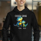 Ockov Gang (dinosaurov) - jedno dieťa - pánska mikina s potlačou - personalizovaný produkt