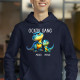 Ockov Gang (dinosaurov) - jedno dieťa - pánska mikina s potlačou - personalizovaný produkt