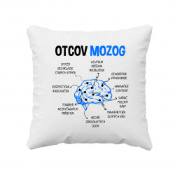 Otcov mozog - vankúš s potlačou